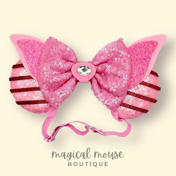 Disney Other - Piglet Elastic Minnie Ears | Winnie the Pooh-Inspired Adjustable Mouse Ears